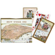 Piatnik Luxus römi kártya – New York térképe 1853 2×55 lap – Piatnik kártyajáték