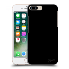 Picasee Fekete szilikon tok az alábbi mobiltelefonokra Apple iPhone 8 Plus - Clear tok és táska