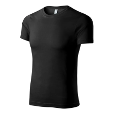 Piccolio P74 Peak unisex póló fekete színben női póló