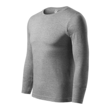 Piccolio P75 Piccolio Progress LS unisex pólók sötétszürke melírozott - L munkaruha