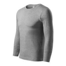 Piccolio P75 Piccolio Progress LS unisex pólók sötétszürke melírozott - S