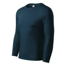 Piccolio P75 Progress LS unisex póló tengerészkék színben férfi póló