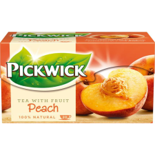  PICKWICK Fekete tea, 20x1,5 g, PICKWICK, őszibarack tea