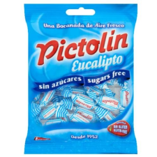 Pictolin eucaliptusz ízesítésű cukormentes cukorka édesítőszerrel 65g csokoládé és édesség
