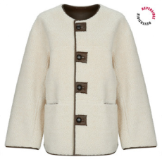 Pieces Dzsekik PCJULIE REVERSIBLE Bézs EU XS