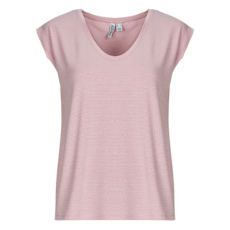 Pieces Rövid ujjú pólók PCBILLO TEE LUREX STRIPES Lila EU XL