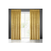  Pierre bársony sötétítő függöny Mustársárga 140x300 cm