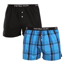 Pietro Filipi 2PACK férfi bő szárú boxeralsók Pietro Filipi többszínű (2TC004) 3XL férfi alsó