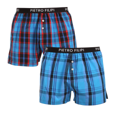 Pietro Filipi 2PACK férfi bő szárú boxeralsók Pietro Filipi többszínű (2TC006) 3XL férfi alsó