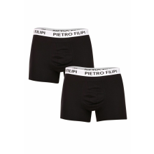 Pietro Filipi 2PACK férfi boxeralsó Pietro Filipi golyó tartó fekete (2BCL003) L férfi alsó