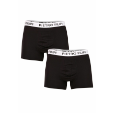 Pietro Filipi 2PACK férfi boxeralsó Pietro Filipi golyó tartó fekete (2BCL003) XXL