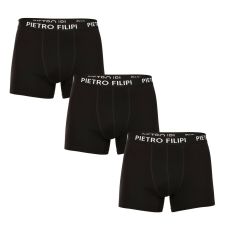 Pietro Filipi 3PACK Férfi boxeralsó Pietro Filipi fekete (3BCL002) XXL férfi alsó