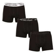 Pietro Filipi 3PACK Férfi boxeralsó Pietro Filipi fekete (3BCL004) M férfi alsó