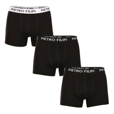 Pietro Filipi 3PACK Férfi boxeralsó Pietro Filipi fekete (3BCL006) XL férfi alsó