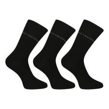 Pietro Filipi 3PACK zokni Pietro Filipi magas bambusz fekete (3PBV001) L férfi zokni