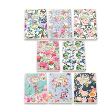 PIGNA Füzet Pigna A/4 Nature Flowers tűzött 42 lapos sima füzet