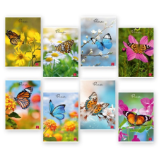 PIGNA Füzet Pigna Butterflies A/4 tűzött 42 lapos kockás füzet