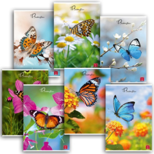 PIGNA Füzet Pigna Butterflies A/4 tűzött 42 lapos kockás margós füzet