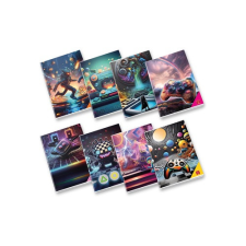 PIGNA Füzet Pigna Electronic games A/4 tűzött 42 lapos kockás margós füzet