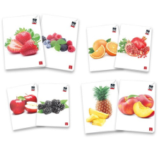 PIGNA Füzet Pigna Fruits A/4 tűzött 42 lapos kockás füzet