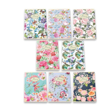 PIGNA Füzet Pigna Nature Flowers A/4 tűzött 42 lapos vonalas füzet