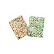 PIGNA Jegyzettömb spirálos Pigna Nature Flowers A/6 50 lapos kockás jegyzettömb