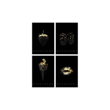 PIGNA Monocromo Gold A4 tűzött 50 lapos vonalas füzet (P1111-1858) füzet