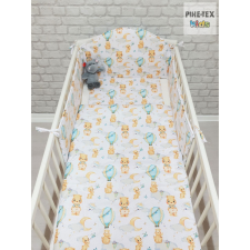 Pihe-Tex Ágynemû Pamut 3 részes 90x140 40x50cm Hõlégballonos maci zöld 683/Z babaágynemű, babapléd