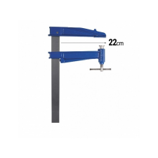 Piher Dugattyús szorító 220x 300 mm PIHER barkácsolás, csiszolás, rögzítés