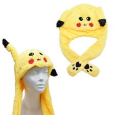  Pikachu plüss sapka mozgatható fülekkel babasapka, sál