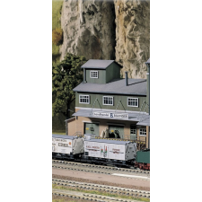 Piko Authentic Edition Bilinger gabona átrakó raktár - 61113 H0 1:87 méretarány makett