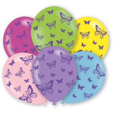 Pillangó Butterflies, Pillangó léggömb, lufi 6 db-os party kellék