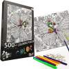  Pillangós színezhető puzzle