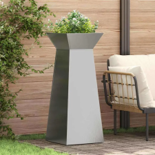  Pillér Ültető 2 pcs Ezüst 40 x 40 x 100 cm kerti tárolás