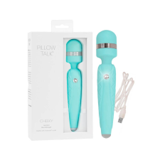 Pillow Talk Cheeky Wand - akkus masszírozó vibrátor (türkiz) vibrátorok