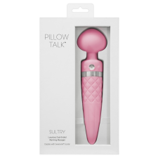 Pillow Talk Sultry - melegítős, 2 motoros masszírozó vibrátor (pink) vibrátorok