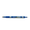 Pilot Alkoholos marker, 0,8/2 mm, kétvégű, PILOT "Twin", kék