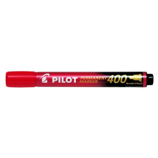Pilot Alkoholos marker, 1,5-4 mm, vágott, PILOT Permanent Marker 400, piros (PPM400P) filctoll, marker