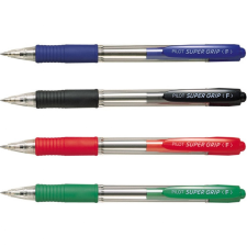 Pilot Golyóstoll 0,7 nyomógombos kék SUPER GRIP FINE PILOT toll