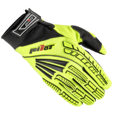 Pilot Pioneer motokrossz kesztyű fluo sárga-fekete-piros motoros kesztyű