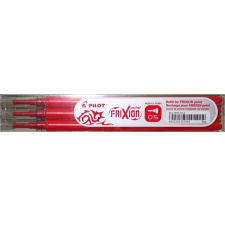 Pilot Rollertoll betét, 0,25 mm, tűhegyű, törölhető, PILOT "Frixion Point", piros tollbetét