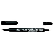 Pilot Twin Marker fekete filctoll, marker