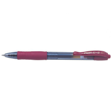Pilot Zselés toll 0,7mm, nyomógombos Pilot G-2, írásszín piros toll