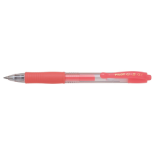 Pilot Zselés toll nyomógombos 0,7mm PILOT G-2 Neon piros toll