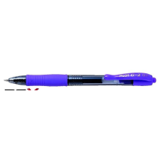 Pilot Zseléstoll, 0,39 mm, nyomógombos, PILOT "G-2", lila toll