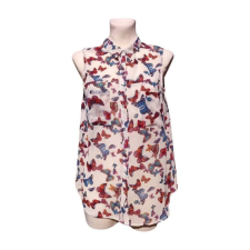  Pimkie fehér pillangó mintás női blúz (méret: M) blúz