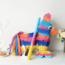 Pinata szett - Színes Ló party kellék