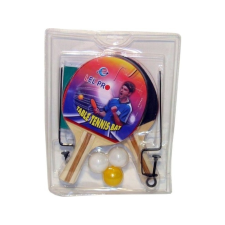  Pingpong ütő 2 darabos készlet labdával és hálóval asztalitenisz