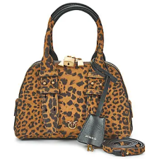 Pinko Kézitáskák BOWLING BAG ZIP MINI SUEDE Barna Egy méret kézitáska és bőrönd