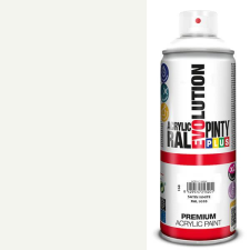 PintyPlus Akrilfesték spray, EVOLUTION selyemfényű, 400 ml - RAL9010 pure white akrilfesték